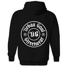 Sudadera Urban Soul negra (Unisex)
